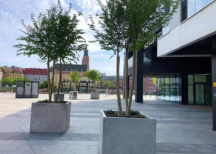 Lägenhet Apartimento Bulvar Prima Wrocław